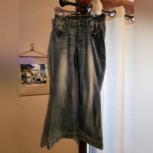 Judy Blue Flare Jean Trousers Size 16